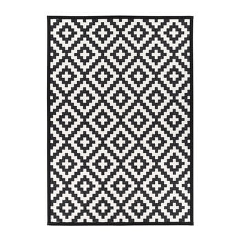 Covor reversibil narma viki black, 200 x 300 cm, alb - negru