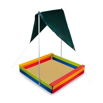 Cutie nisip cu acoperiș legler awning