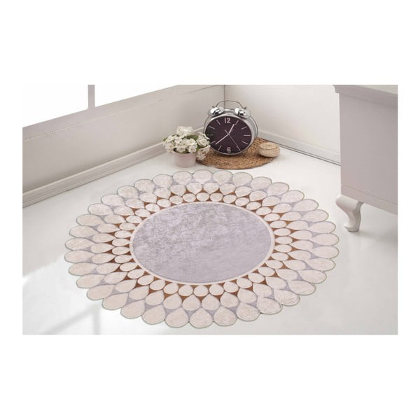 Odolný koberec Vitaus Zinno, ⌀ 80 cm