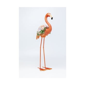 Decorațiune Kare Design Flamingo, înălțime 75 cm, portocaliu