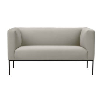 Canapea din catifea cu 2 locuri windsor & co sofas neptune, bej