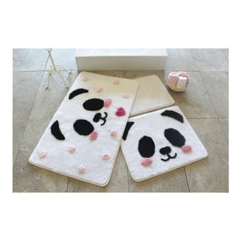 Set 3 covorașe de baie confetti bathmats panda