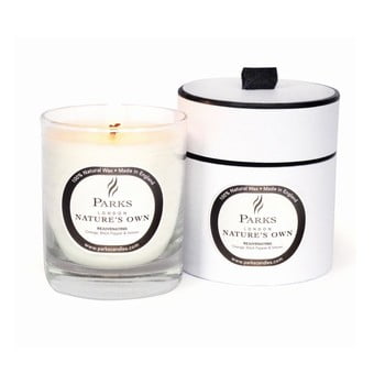 Lumânare parks candles london spa, 45 de ore de ardere, aromă de portocal, busuioc, lemn de cedru
