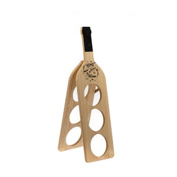 Suport din lemn pentru sticle de vin dakls wine time