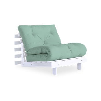 Fotoliu extensibil karup design roots white/mint