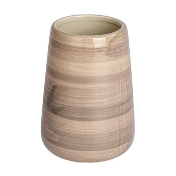 Suport pentru periuțele de dinți din ceramică wenko pottery, maro