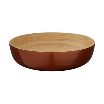 Bol servire din bambus premier housewares, ⌀ 30 cm, arămiu