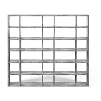 Bibliotecă temahome pombal, lățime 255 cm, gri