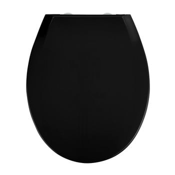 Capac wc cu închidere lentă wenko kos, 44 x 37 cm, negru