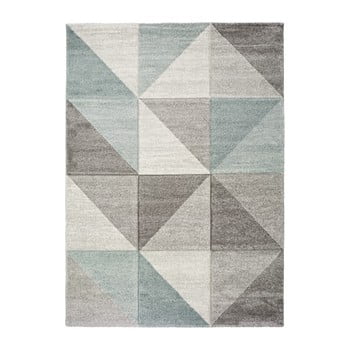 Covor universal retudo naia, 140 x 200 cm, gri-albastru