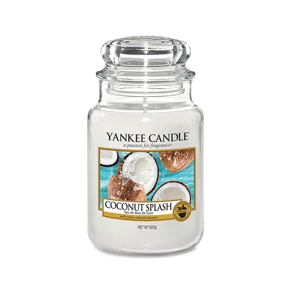 Vonná svíčka Yankee Candle Coconut Splash, doba hoření 110 h