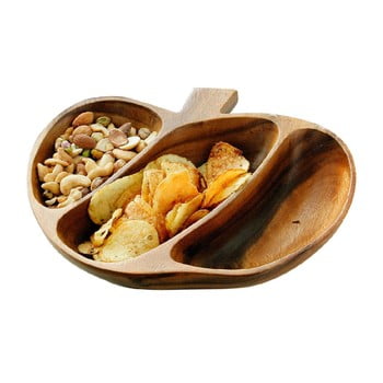 Platou servire din lemn de salcâm premier housewares socorro