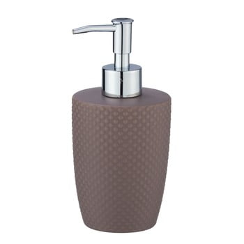 Dozator din ceramică pentru săpun wenko punto, maro