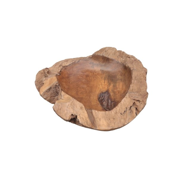 Mísa na ovoce z neopracovaného teakového dřeva HSM collection Mara, ⌀ 40 cm