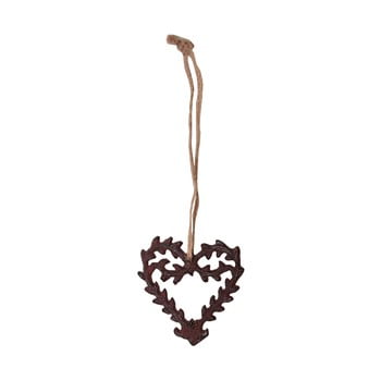 Decorațiune suspendată în formă de inimă antic line ceramic