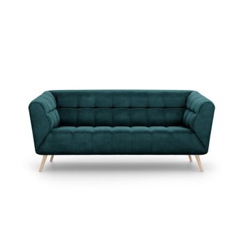 Canapea cu tapițerie de catifea interieurs 86 Étoile, 170 cm, albastru închis
