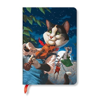 Agendă paperblanks cat and the fiddle, 12 x 17 cm