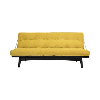 Canapea extensibilă karup design folk black/honey