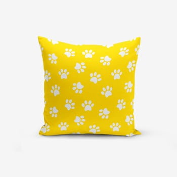 Față de pernă cu amestec din bumbac minimalist cushion covers yellow background pati, 45 x 45 cm, galben
