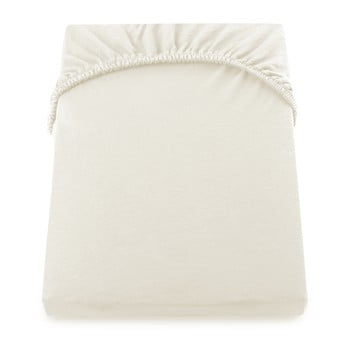 Cearșaf de pat cu elastic decoking nephrite, 220–220 cm, crem