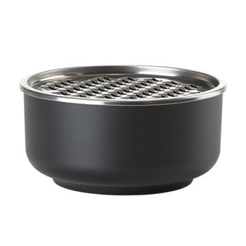 Bol cu răzătoare zone peili strainer, 1 l, negru
