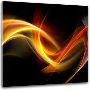 Tablou styler glasspik abstract nero, 30 x 30 cm