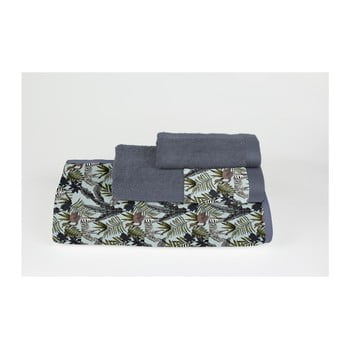 Set 3 prosoape din bumbac și microfibră surdic zebra