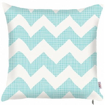 Față de pernă apolena zigzag, 43 x 43 cm, albastru