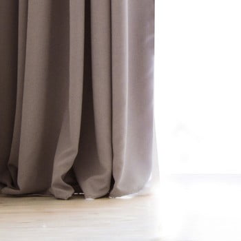 Draperie decoking pierre, 140 x 270 cm, gri - maro