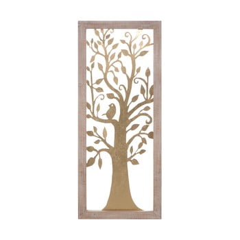 Decorațiune pentru perete mauro ferretti tree, 40 x 100 cm, auriu