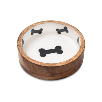 Bol din lemn pentru câini Marendog Bowl, ⌀ 13 cm imagine