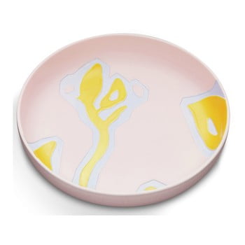 Farfurie kähler design fiora, roz-galben