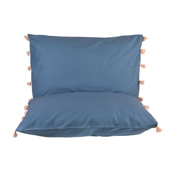 Set 2 perne decorative bella maison tanora, 50 x 70 cm, albastru