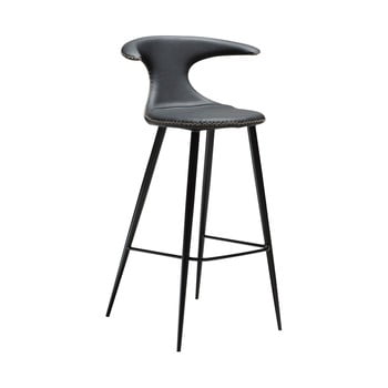 Scaun bar, piele, dan-form denmark flair, negru