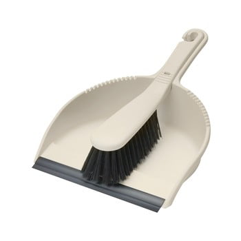 Set faraș și mătură cu cap dur addis, crem