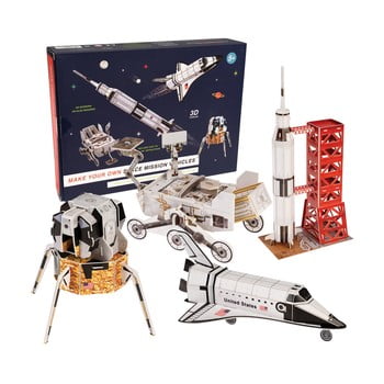 Set spațial diy pentru copii rex london space mission vehicles