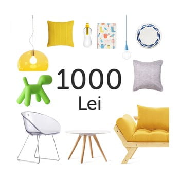 Voucher în format electronic, în valoare de 1000 lei