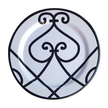 Set 6 farfurii din melamină sunvibes arabesque, 25 cm