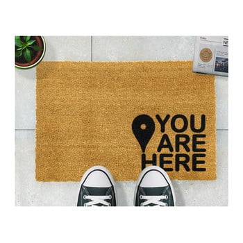 Covoraș intrare din fibre de cocos artsy doormats you are, 40 x 60 cm