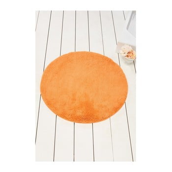 Covor de baie colors of cap, ⌀ 90 cm, portocaliu