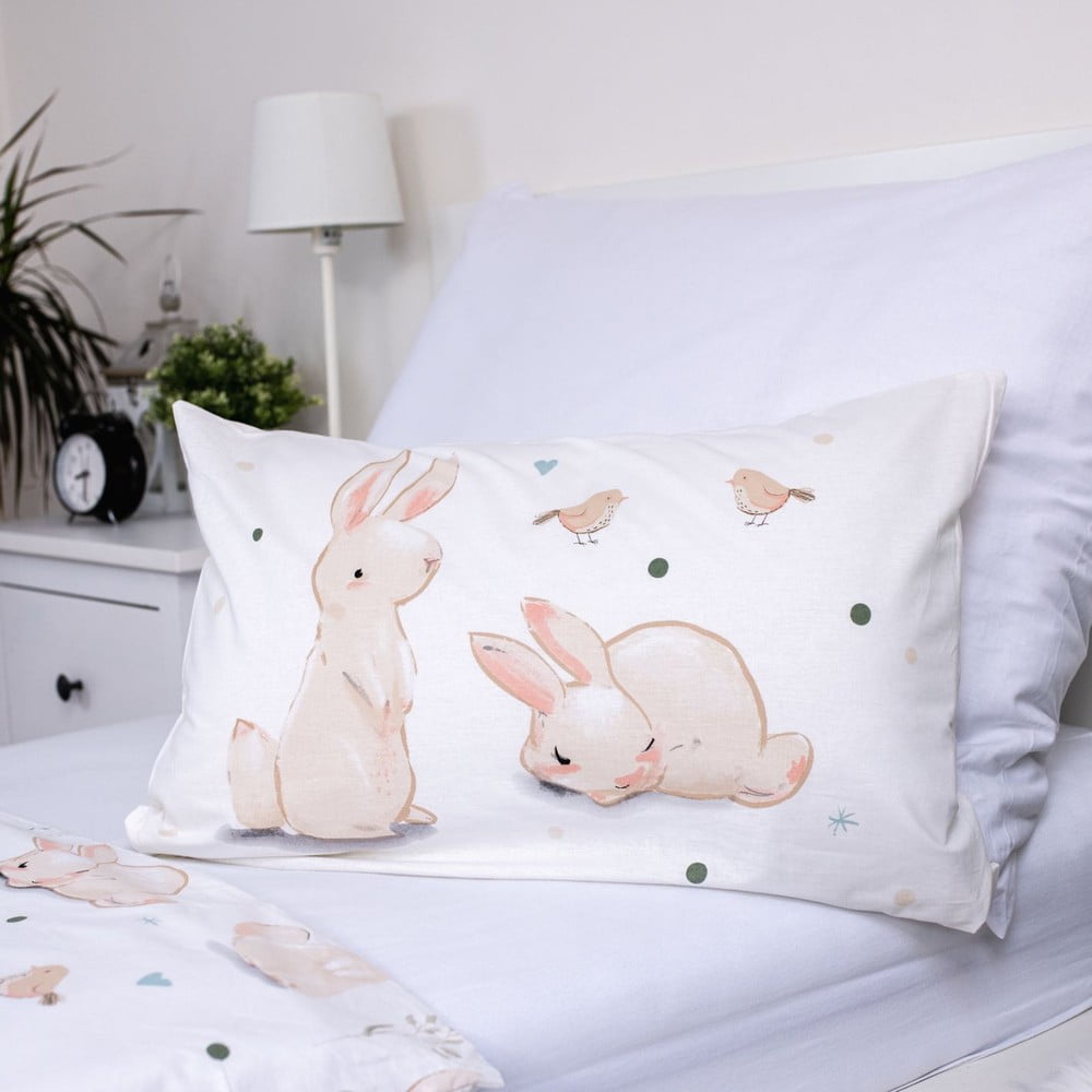 Produktové foto Bavlněné dětské povlečení do postýlky 100x135 cm Bunnies – Jerry Fabrics