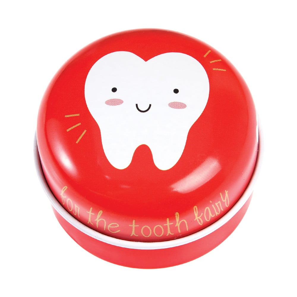 Červená plechová krabička Rex London Tooth Fairy