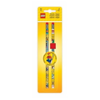 Set 2 creioane cu radieră lego® iconic