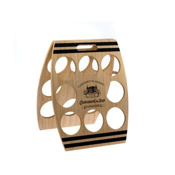 Suport din lemn pentru 8 sticle de vin dakls, 30 x 38 cm