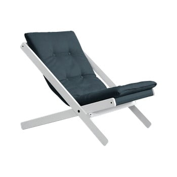 Fotoliu pliabil din lemn de fag karup design vigilius petrol blue, 60 x 115 cm, albastru