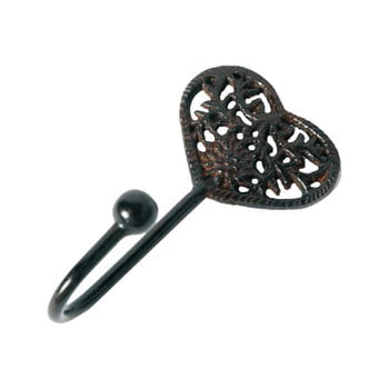 Cârlig de perete antic line heart