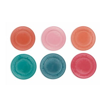 Set 6 farfurii colorate villa d'este, ⌀ 33 cm