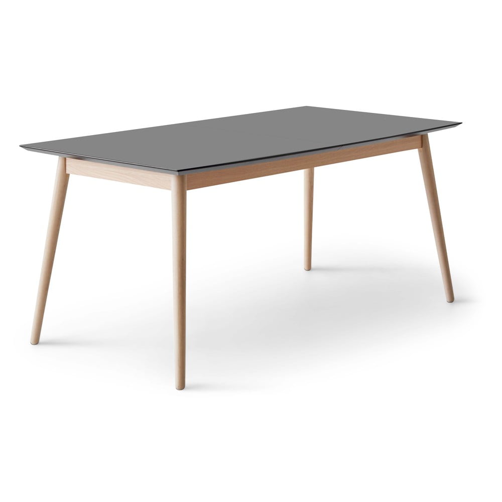 Rozkládací jídelní stůl v antracitovo-přírodní barvě 100x210 cm Meza – Hammel Furniture