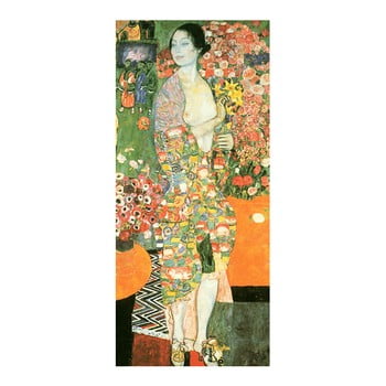Reproducere pe pânză după gustav klimt - the dancer, 70 x 30 cm