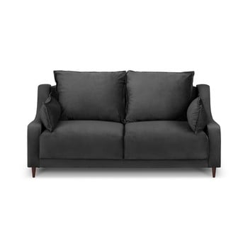 Canapea cu 2 locuri mazzini sofas freesia, gri închis